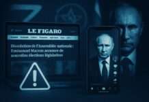 Russische Propaganda: Wie gefälschte Videos Frankreichs Meinung beeinflussen sollen Fake-News_Russland_Putin_Frankreich_Illustration