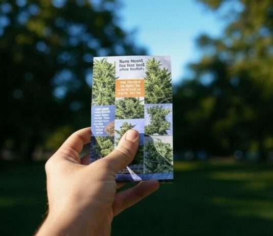 Isère: Drogendealer verteilen Werbeprospekte in Briefkästen Flyer_für_Cannabis_Illustration