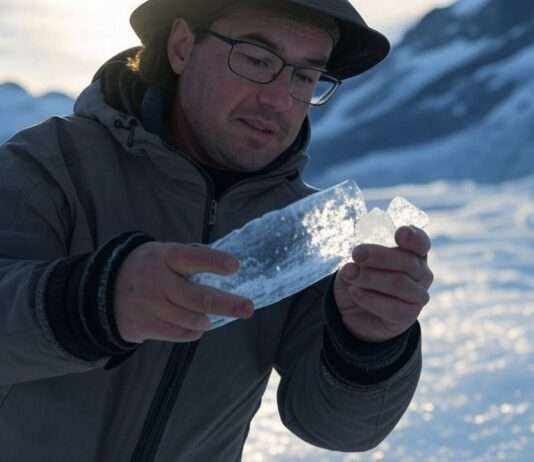 Gefrorene Zeitkapseln: Wie Forschende in Grenoble das Gedächtnis der Erde retten wollen Forschung_Gletscher_Eis_Illustration