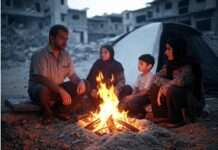 Amnesty International wirft Israel „Genozid in Echtzeit“ in Gaza vor Gaza_Menschen_Zerstörungen_Illustration