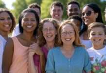 Weltglückstag – und trotzdem meckern alle weiter? Glückliche_Menschen_Illustration