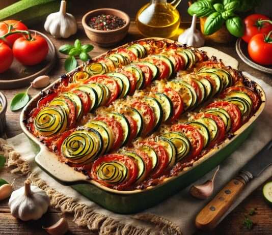 Leichtes in der Fastenzeit: Gratin de Courgettes et Tomates – Ein französischer Genuss mit Leichtigkeit Gratin-de-Courgettes-et-Tomates