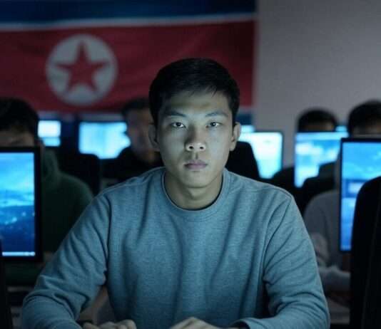Nordkoreas Schattenkrieger – Wie Pjöngjang mit Cyberangriffen die Welt herausfordert Hacker_Cyberkriminalität_Nordkorea_Illustration