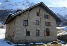 Häuser mit Rissen: Die verzweifelte Lage der Bewohner in Aix-les-Bains Haus_Alpen_Risse_Illustration