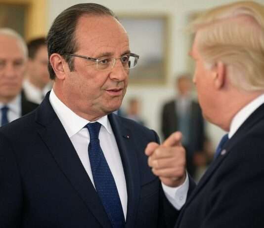 François Hollande über Trump: Zwischen Fiktion, Populismus und politischer Realität Hollande_gegen_Trump_Illustration