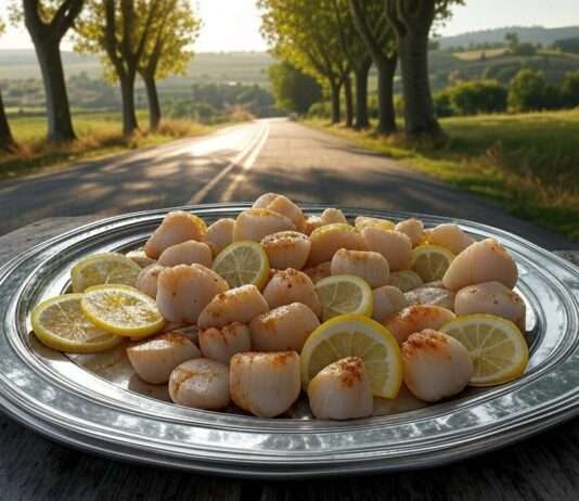 Bretagne: Die Jakobsmuschel und ihre Wächter Jakobsmuscheln_Illustration