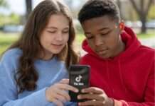 Kampfansage an TikTok & Co.: Frankreich will soziale Netzwerke für Kinder unter 15 Jahren verbieten Jugendliche_Kinder_TikTok_illustration