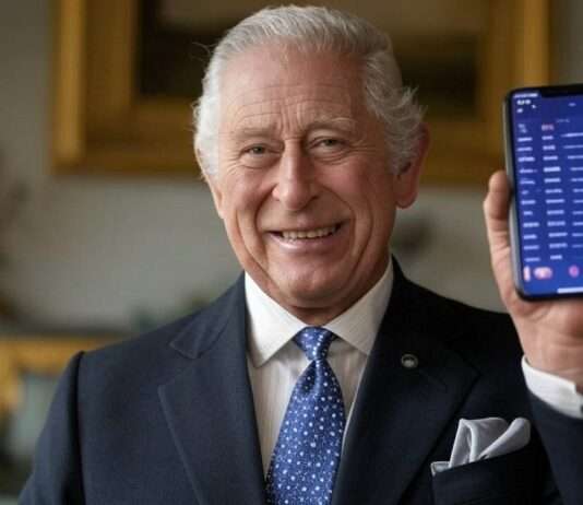 König Charles III. enthüllt seine Lieblingsmusik – von Kylie Minogue bis Bob Marley König-Charles_Smartphone_Playlist_Illustration