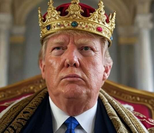 Prunk, Profit und Politik – Donald Trumps neue Nahost-Strategie König_Donald_Trump_Illustration