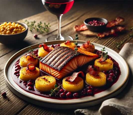 Lachs en Meurette â Fisch trifft auf burgundische Sauce Lachs-en-Meurette