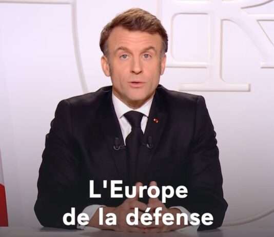 Russische Bedrohung, Ukraine, nukleare Abschreckung, Trump – die zentralen Punkte aus Macrons Ansprache Macron-TV-Ansprache-05032025