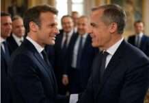 Kanada und Frankreich: Eine neue transatlantische Partnerschaft in unsicheren Zeiten Macron_Carney_Illustration