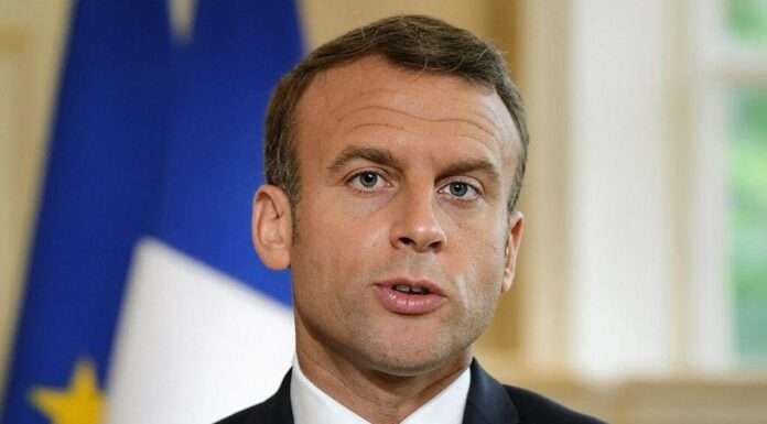 Macrons europäischer Ernstfall Macron_TV-Ansprache_Illustration