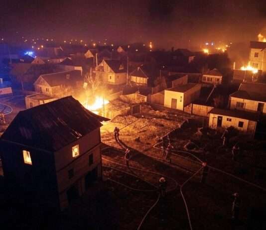 Russlands fortgesetzte Angriffe auf die Ukraine: Kein Interesse an Frieden Nächtliche_Angriffe_Ukraine_illustration