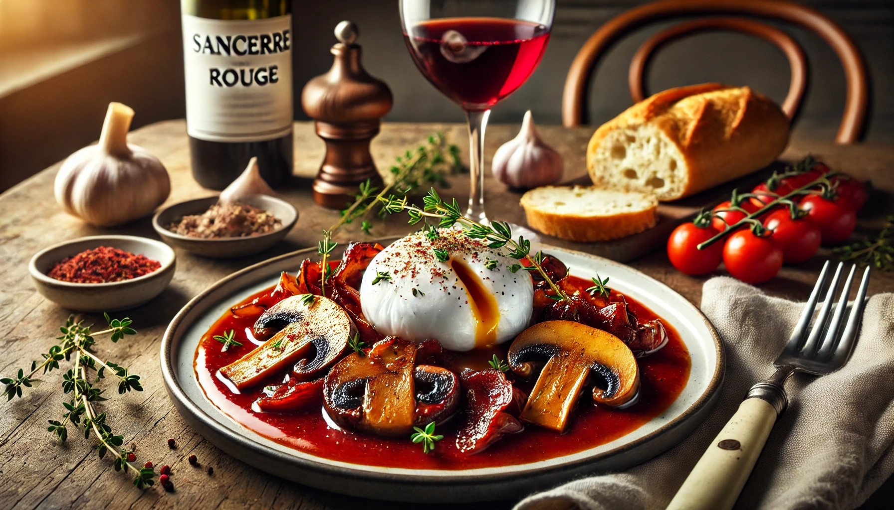 Œufs en Meurette au Sancerre Rouge – Ein Burgunder-Klassiker mit einem edlen Sancerre-Twist
