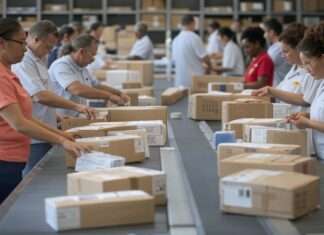 Paris-Vatry fordert Kurswechsel bei der Paketsteuer – Frankreichs Alleingang gerät unter Druck Pakete_Paketzentrum_Illustration