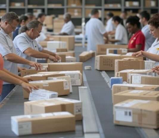 10-Euro-Steuer für Billigimporte: Frankreich zieht die Reißleine bei Mini-Paketen Pakete_Paketzentrum_Illustration