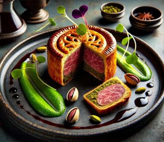 Traditionelles neu interpretiert: „Pâté en Croûte“ mit Wild und Pistazien-Gel Pate_en_Croute_modern