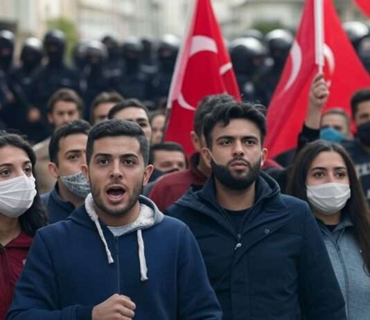 Türkei im Aufruhr: Protestwelle nach Verhaftung des Bürgermeisters von Istanbul reisst nicht ab Proteste_Türkei_Illustration