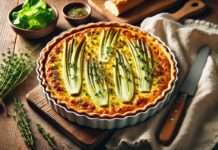 Leichtes in der Fastenzeit: Quiche aux Poireaux Sans Pâte – teiglose Lauchquiche Quiche-aux-Poireaux-sans-Pate