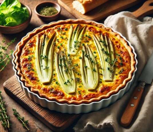 Leichtes in der Fastenzeit: Quiche aux Poireaux Sans Pâte – teiglose Lauchquiche Quiche-aux-Poireaux-sans-Pate