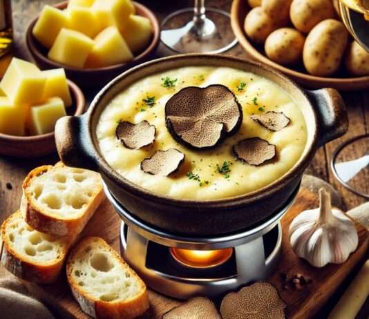 Traditionelles neu interpretiert: Savoyer Fondue mit Trüffel und fermentiertem Knoblauch Savoier_Fondue_mit_Trueffel