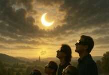 Wenn der Mond an der Sonne knabbert: Sonnenfinsternis fasziniert Toulouse Sonnenfinsternis_Illustration