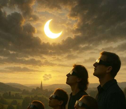 Halbschatten über Europa: Sonnenfinsternis am 29. März 2025 Sonnenfinsternis_Illustration