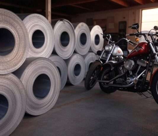 Eskalation im transatlantischen Handelsstreit: Neue Zölle belasten Beziehungen Stahl_Motorräder_Zölle_USA_EU_Illustration