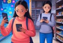 Verlockung auf dem Bildschirm: TikTok wird zur Shopping-App – und sorgt für Unruhe im Einzelhandel TikTok_online_shopping_Illustration