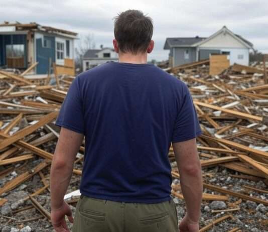 Zerstörung und Verzweiflung: Verheerende Tornados in den USA fordern mindestens 33 Todesopfer Tornado_USA_Zwerstörung_Illustration