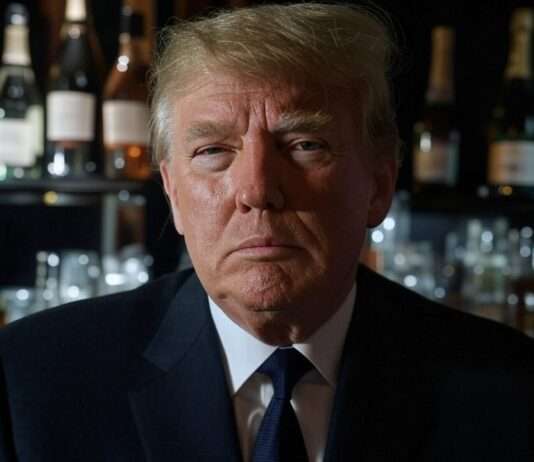 Handelsstreit eskaliert: USA drohen mit 200-Prozent-Zöllen auf europäischen Wein und Champagner Trump_Zölle_Spirituosen_Illustration