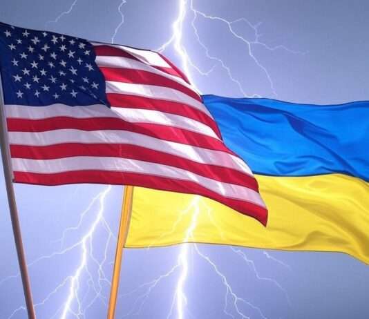 Zerwürfnis zwischen den USA und der Ukraine: Droht eine endgültige Spaltung? USA_Ukraine_Spaltung_Illustration