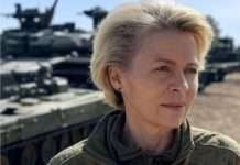 Ein Misstrauensvotum ohne Mehrheit – aber mit Signalwirkung Ursula-von-der-Leyen_EU_Militärausgaben_Illustration