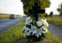 Historischer Tiefstand: Weniger Verkehrstote als je zuvor seit 1954 Verkehrstote_Strasse_Kreuz_Illustration