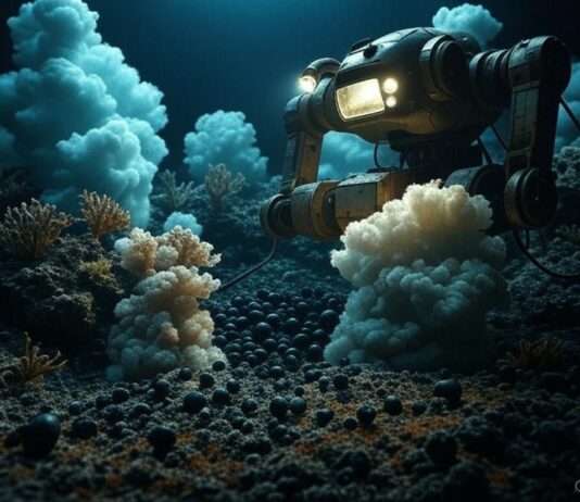 Raubbau in der Tiefsee: Droht ein ökologisches Desaster? Abbau_Manganknollen_Illustration