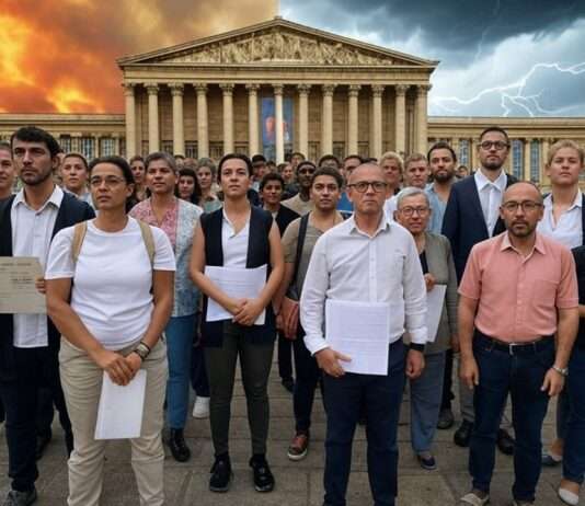 Wenn das Klima vor Gericht zieht – und die Politik hinterherhinkt Bürgerklagen_Staat_Klimawandel_Illustration