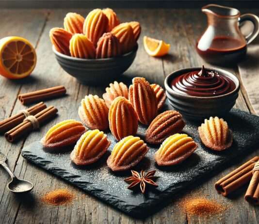 Oh là là trifft auf ¡Olé! Modern interpretiert: Der Churro-Madeleine Hybrid Churro-Madeleine-Hybrid