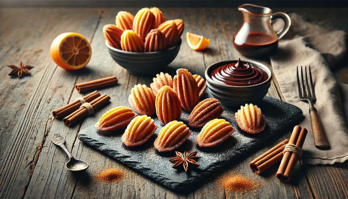 Oh là là trifft auf ¡Olé! Modern interpretiert: Der Churro-Madeleine Hybrid