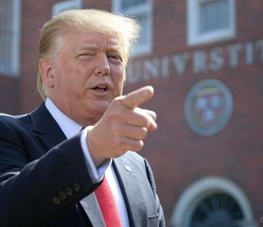 Schockwelle im US-Bildungssystem: Harvard darf keine ausländischen Studierenden mehr unterrichten Donald_Trump_attackiert_US-Universitäten_Illustration