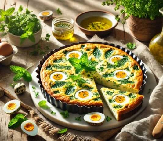 Ostern – modern: Frittata mit Brocciu, Minze & wilden Kräutern Frittata_mit_Broccio
