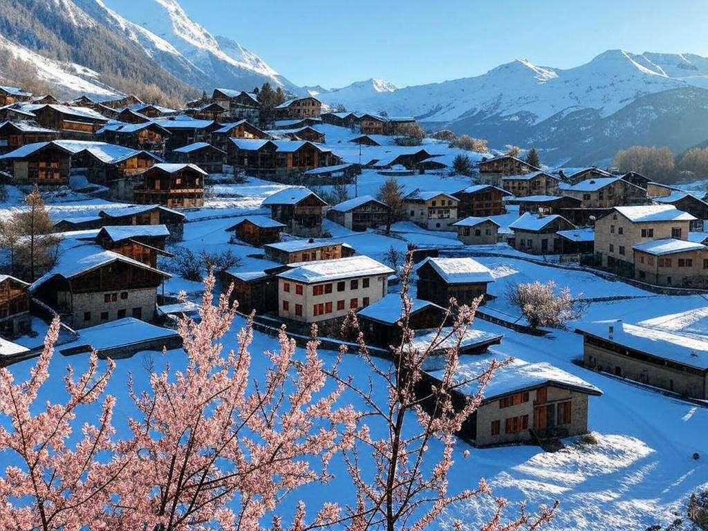 Frühling im Schneekleid: Savoies frostige Überraschung