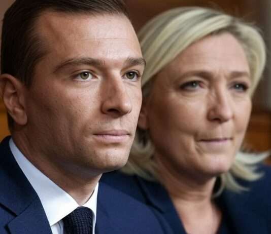 Jordan Bardella ruft zum Widerstand auf: Der Rassemblement National nach dem Schuldspruch gegen Le Pen Jordan_Bardella_Marine-Le-Pen_Illustration