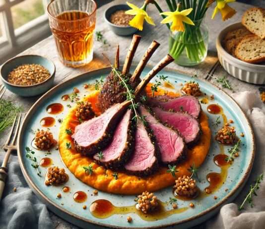 Ostern in der Bretagne: Ein Fest der Sinne Lammkarree-mit-Cidre-Reduktion