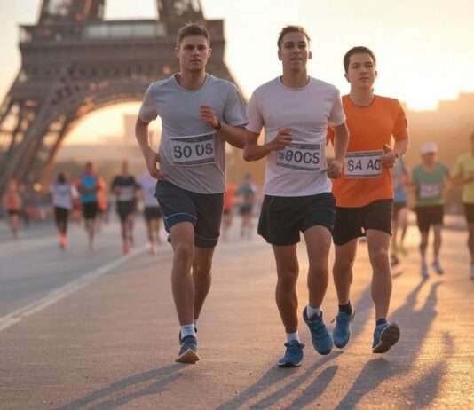 Der Marathon von Paris – Spiegelbild eines bewegten Frankreichs Marathon_Paris_Illustration