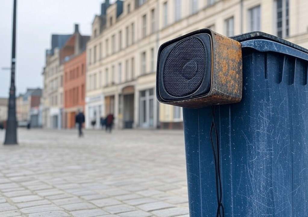 Wenn die Mülltonne spricht: Wie Arras mit Lautsprechern gegen Umweltverschmutzung vorgeht