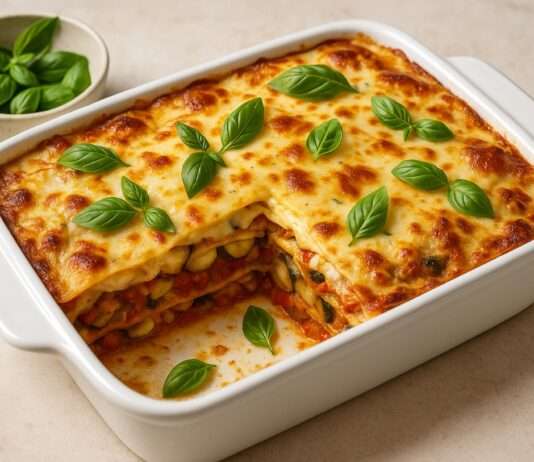 Wenn Italien Frankreich trifft: Die Liebe auf den ersten Biss – Ratatouille-Lasagne Ratatouille-Lasagne