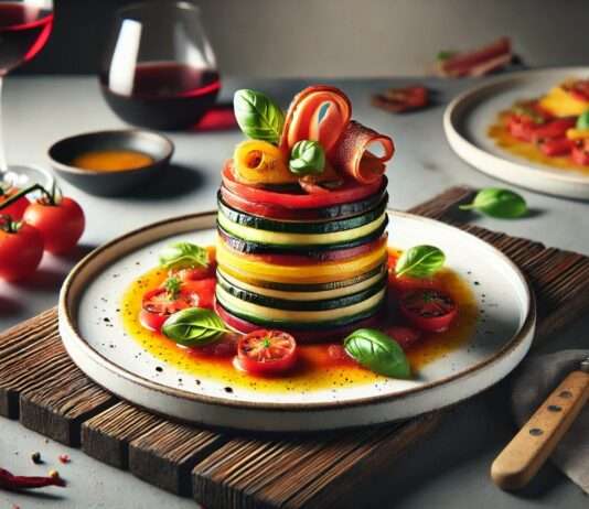 Ratatouille con Jamón – Ein kulinarischer Pasodoble zwischen Frankreich und Spanien Ratatouille_con_Jamon