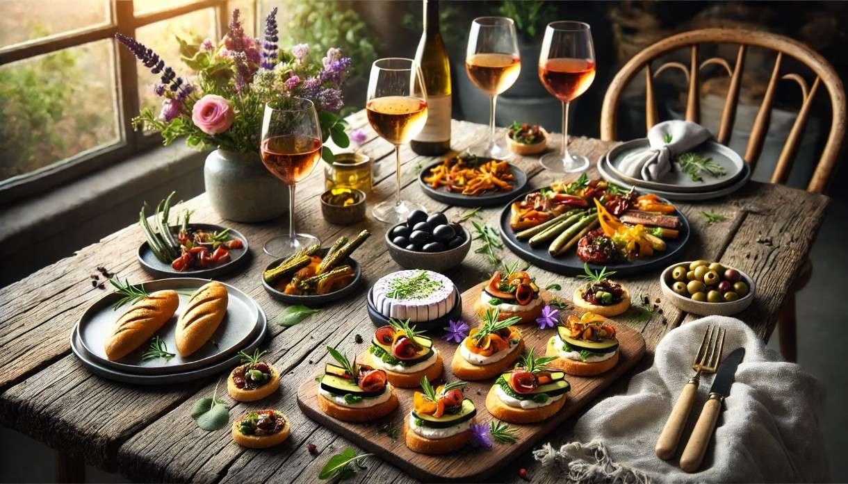 Oh là là trifft auf ¡Olé! Modern interpretiert: Tapas à la Provençale