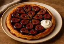 Wenn Italien Frankreich trifft: Tarte Tatin mit Balsamico-Feigen – ein süßes Rendezvous der Extraklasse Tarte-Tatin-mit-Balsamico-Feigen